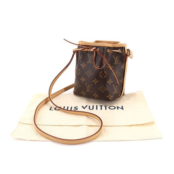 Louis Vuitton Monogram Nano Noe Shoulder Bag Brown - Picture 6 of 7